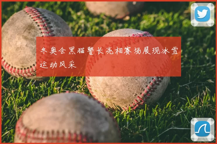 冬奥会黑猫警长亮相赛场展现冰雪运动风采